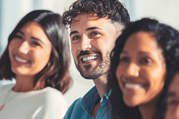 Stock image of a group of clinicians